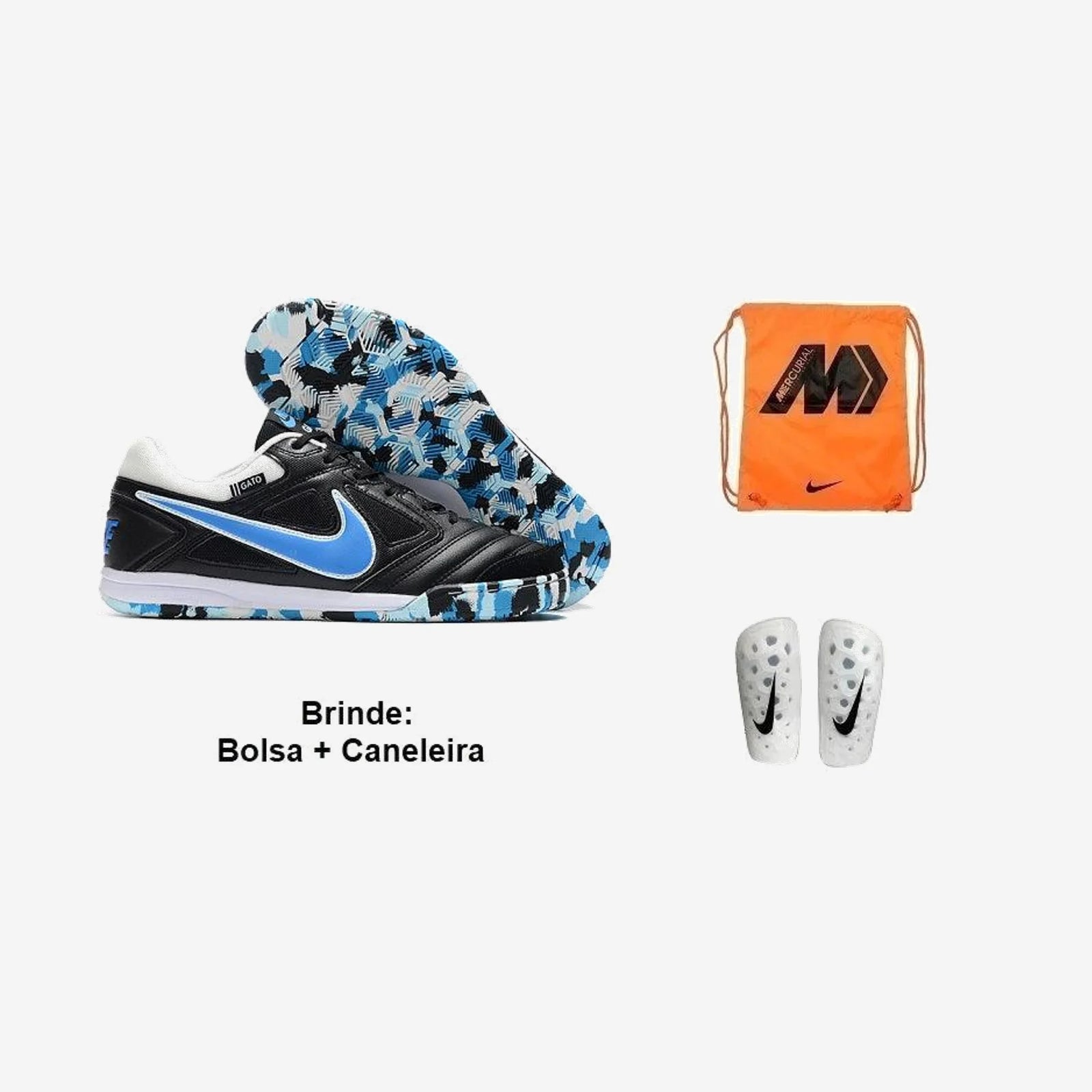 Nike Chuteira Futsal Sb Gato X Supreme + Brindes