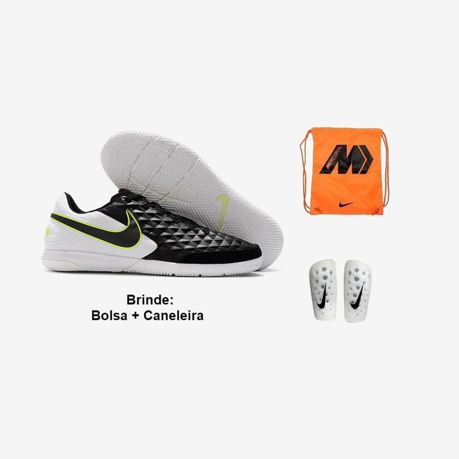 Nike Chuteira Futsal Tiempo Legend 8 + Brindes