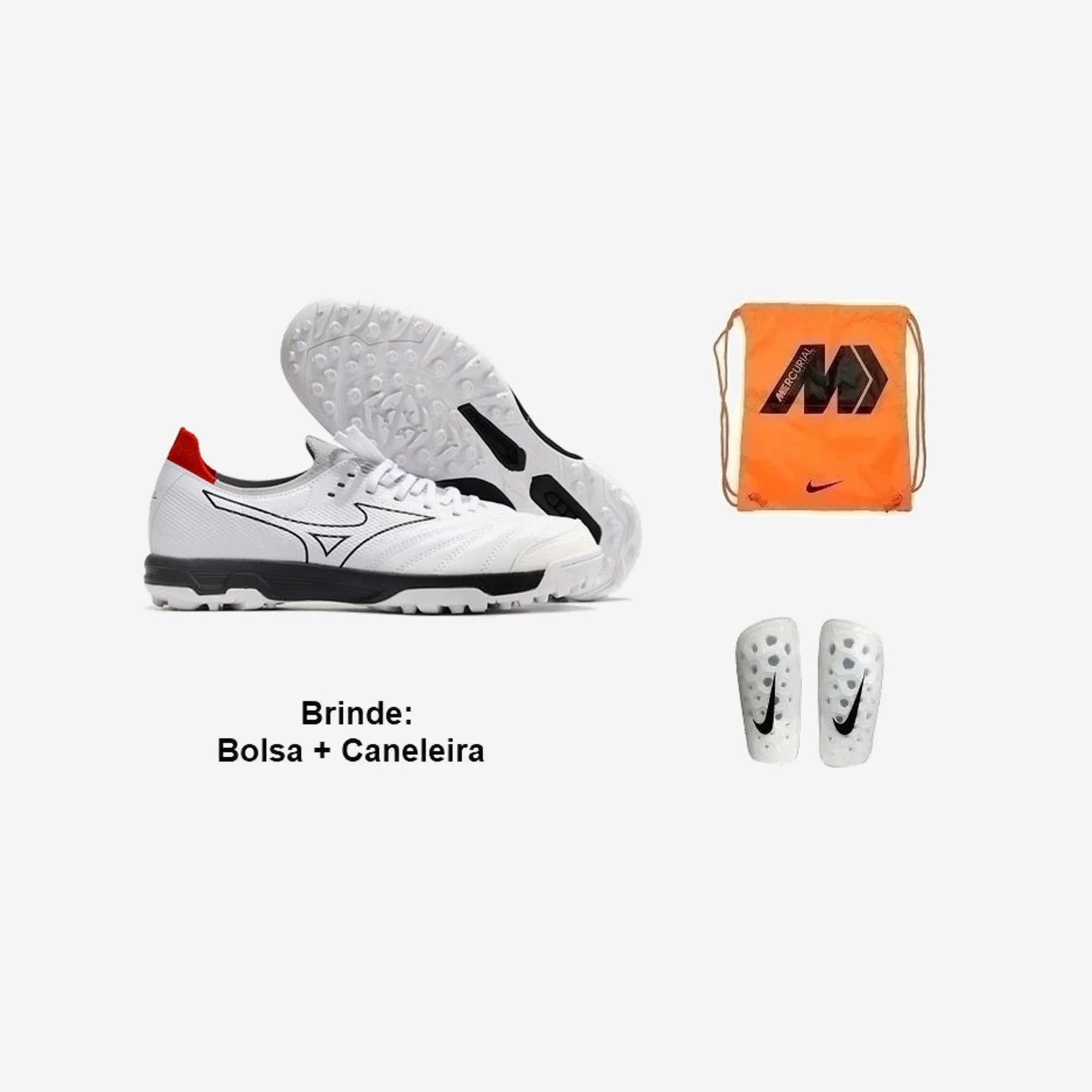 Mizuno Chuteira Society Morelia Neo Sala PRETO (MMNS)