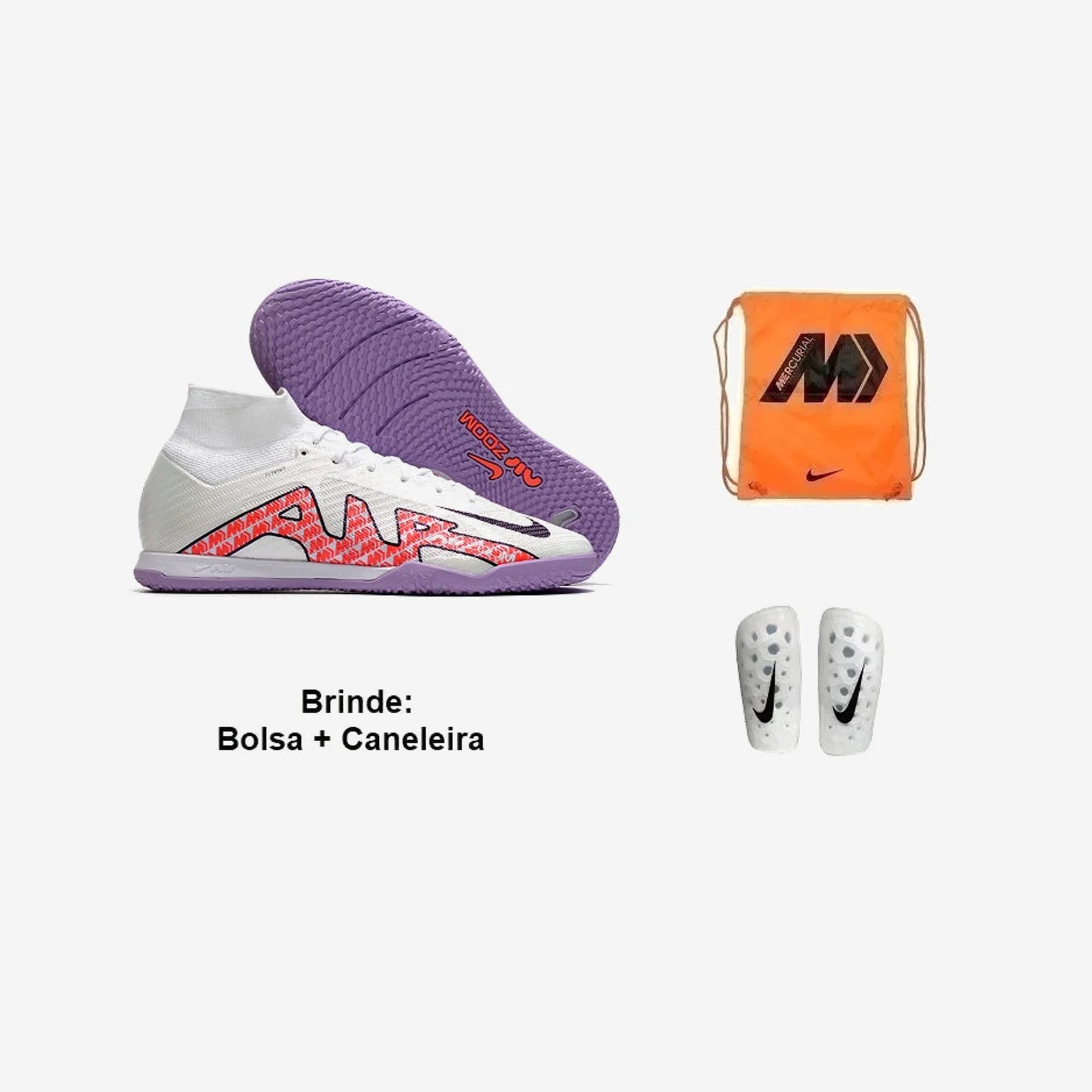 Nike Chuteira Futsal Air Mercurial Superfly 9 + Brindes