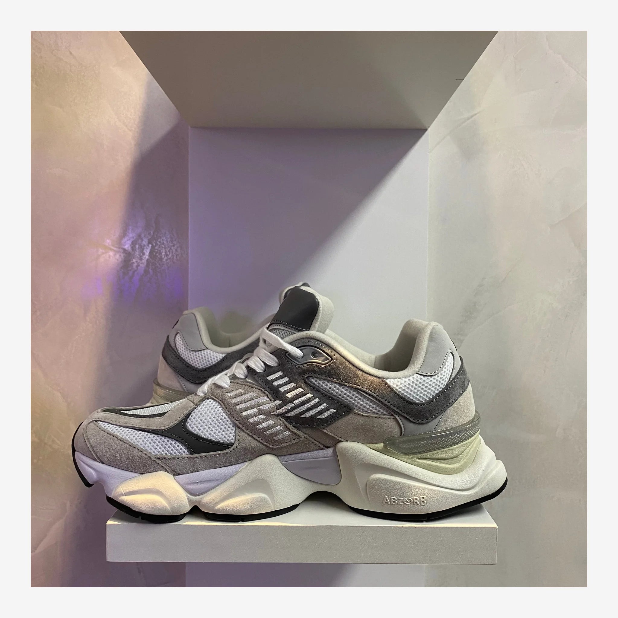 New Balance 9060 Rain Cloud Grey (Pronta Entrega)