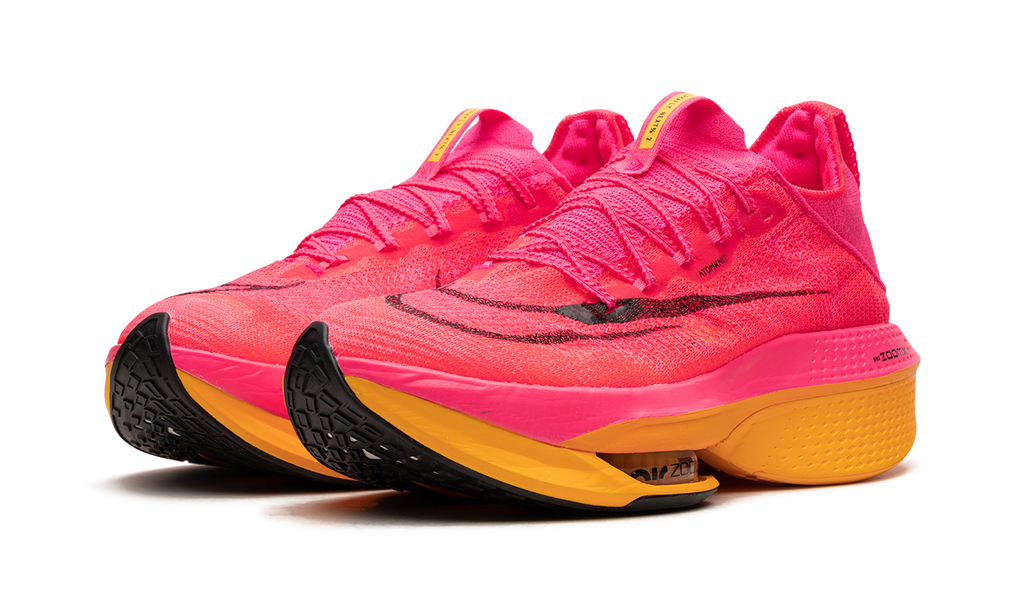 Tênis Nike Air Zoom Alphafly 2 Rosa Choque Laranja Laser