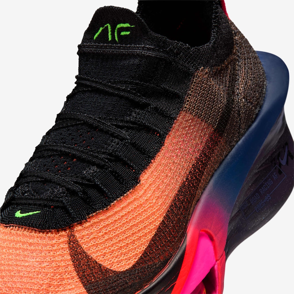 Tênis Nike Alphafly 3 Laranja Brilhante Roxo Dynasty