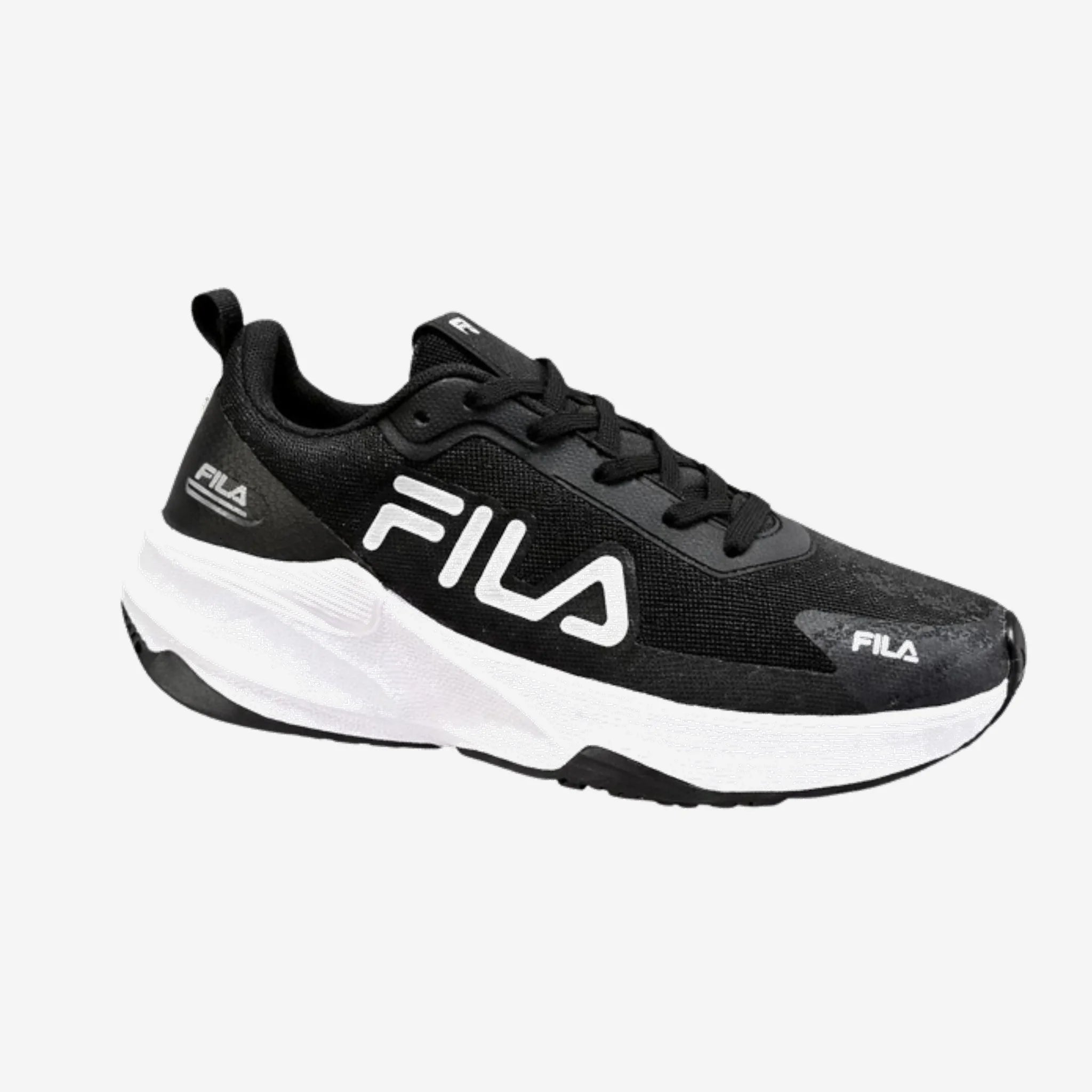 Tênis Fila Preto com Branco – Conforto Urbano com Identidade Esportiva