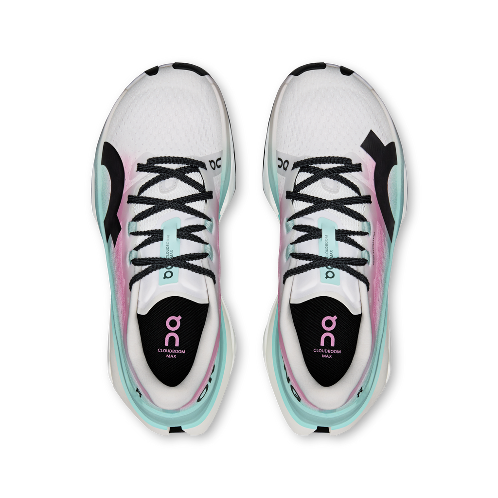 On Cloudboom Max Feminino White Celeste