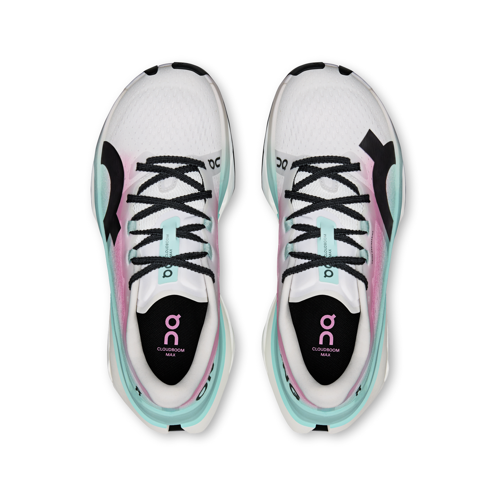 On Cloudboom Max Feminino White Celeste