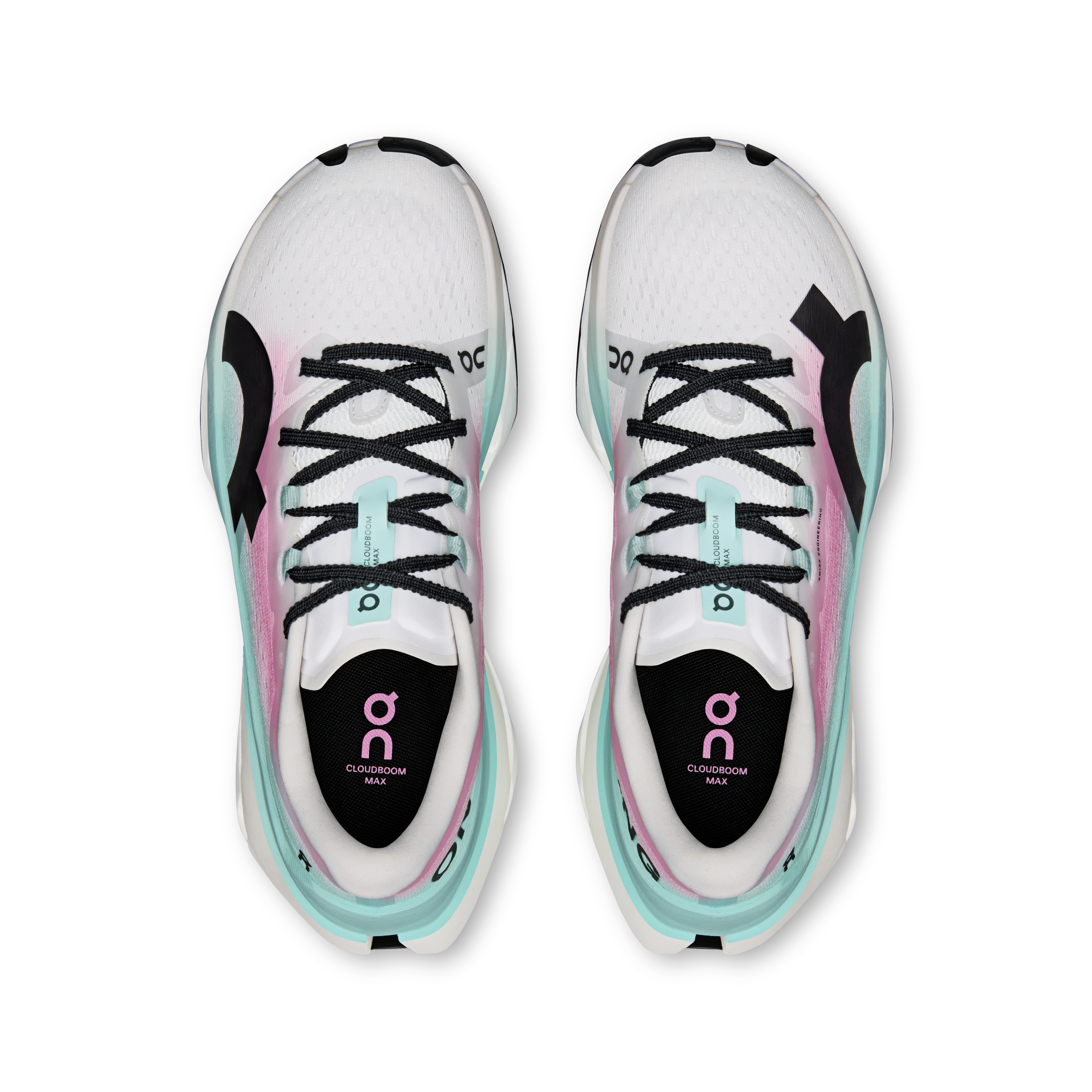 On Cloudboom Max Feminino White Celeste