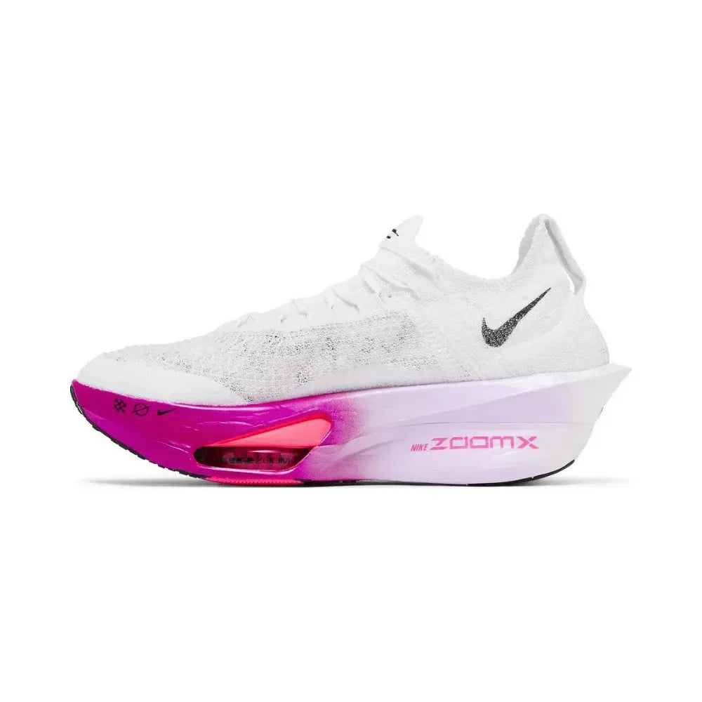 Tênis Nike Alphafly 3 Branco Ágata Roxa