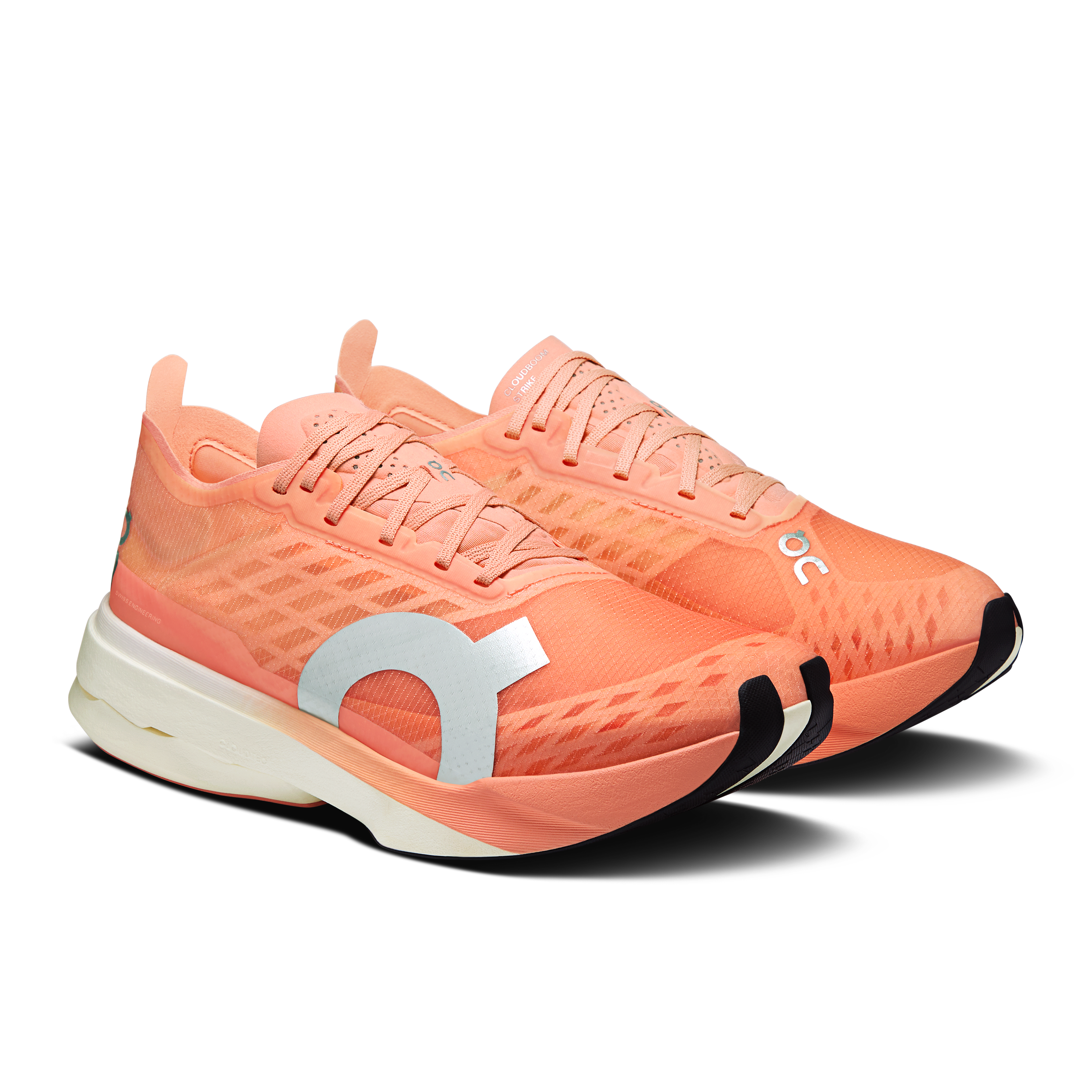On Cloudboom Strike Feminino Sunstone White