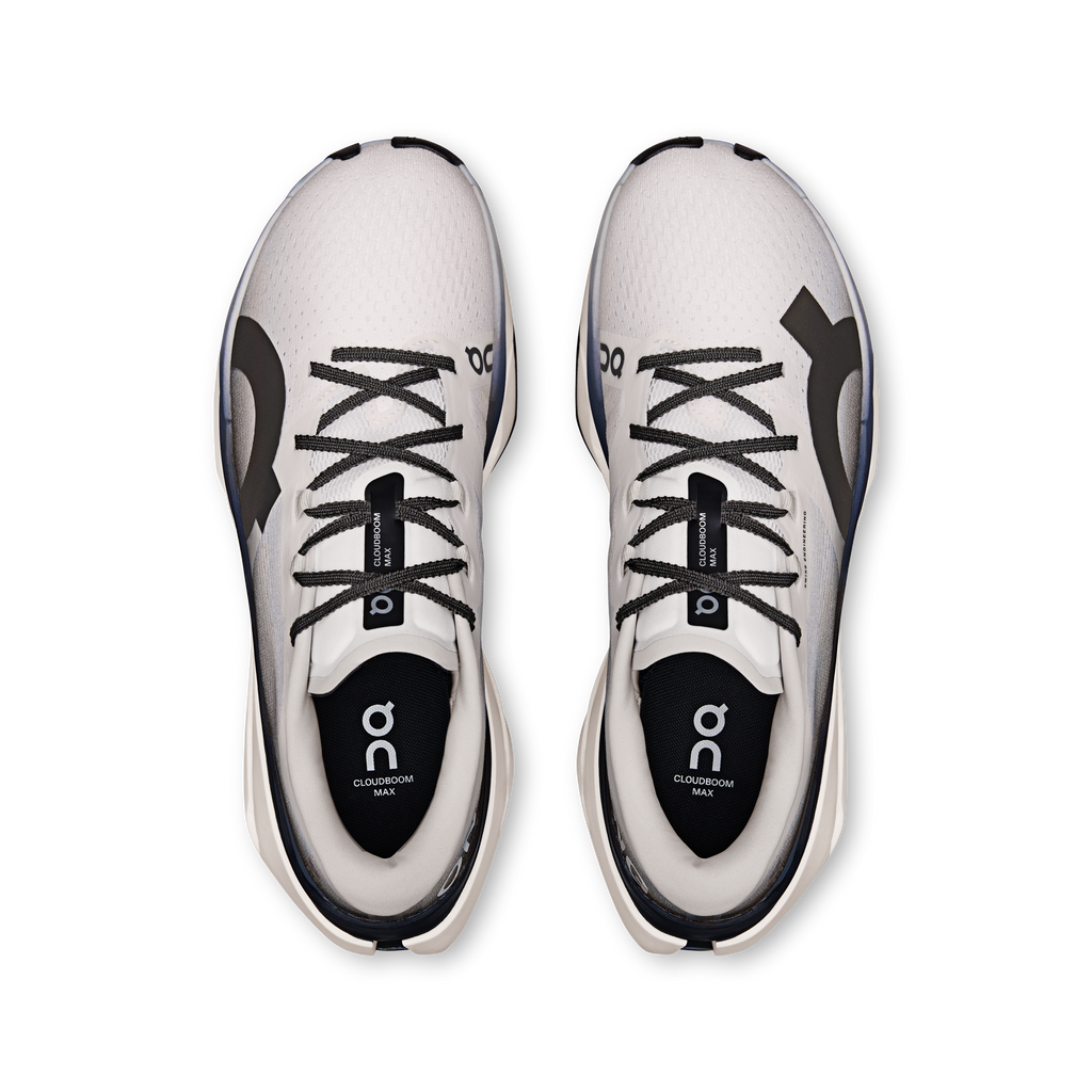 On Cloudboom Max Masculino White Black
