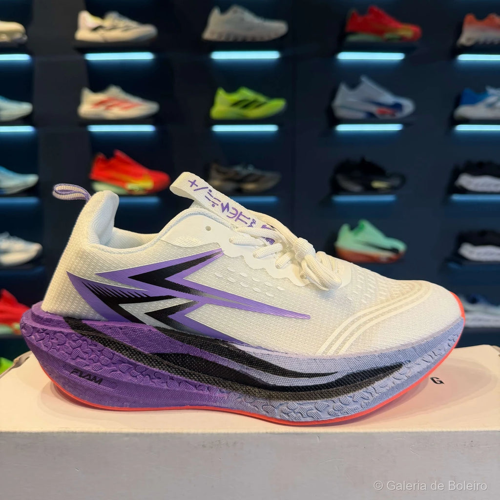 Asics Tênis Flow Max Branco E Roxo