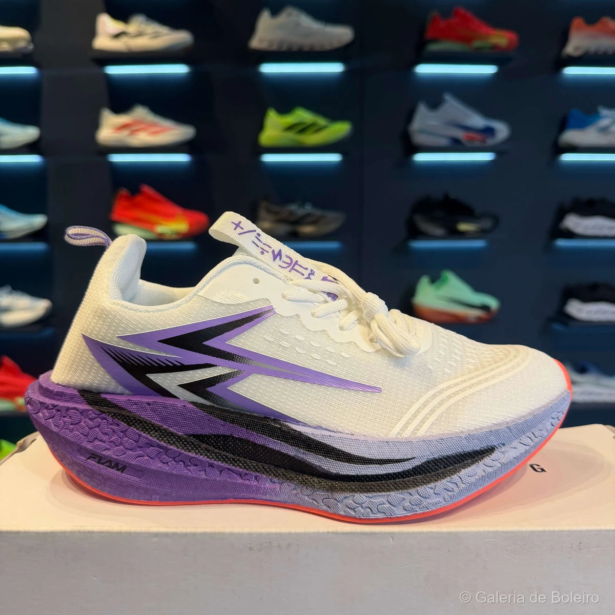 Asics Tênis Flow Max Branco E Roxo
