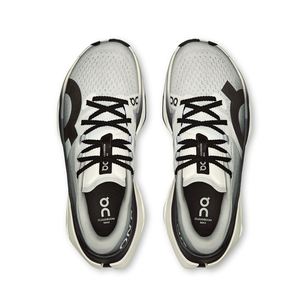 On Cloudboom Max Feminino White Black