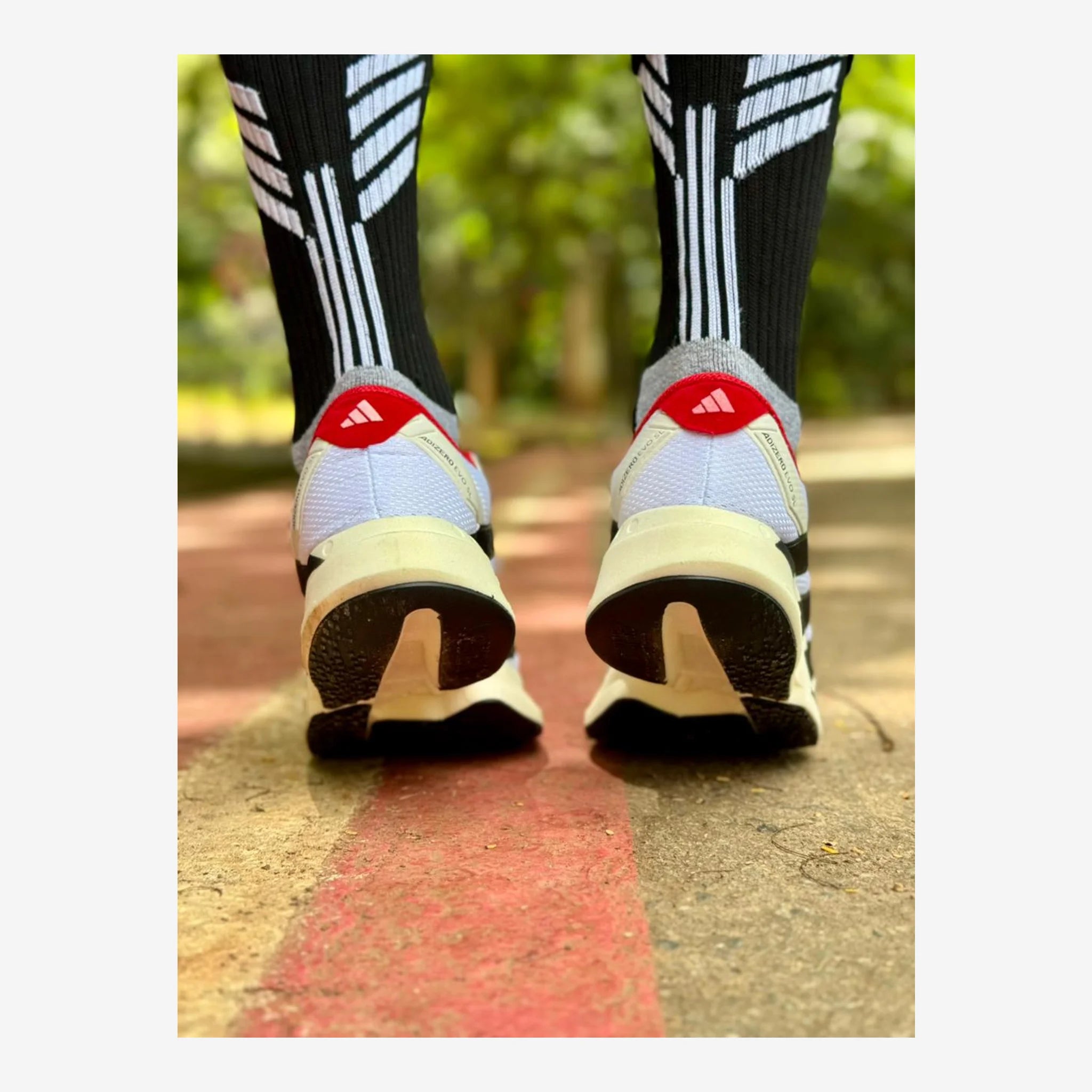 Tênis Adidas Adizero Evo SL - Branco e Vermelho