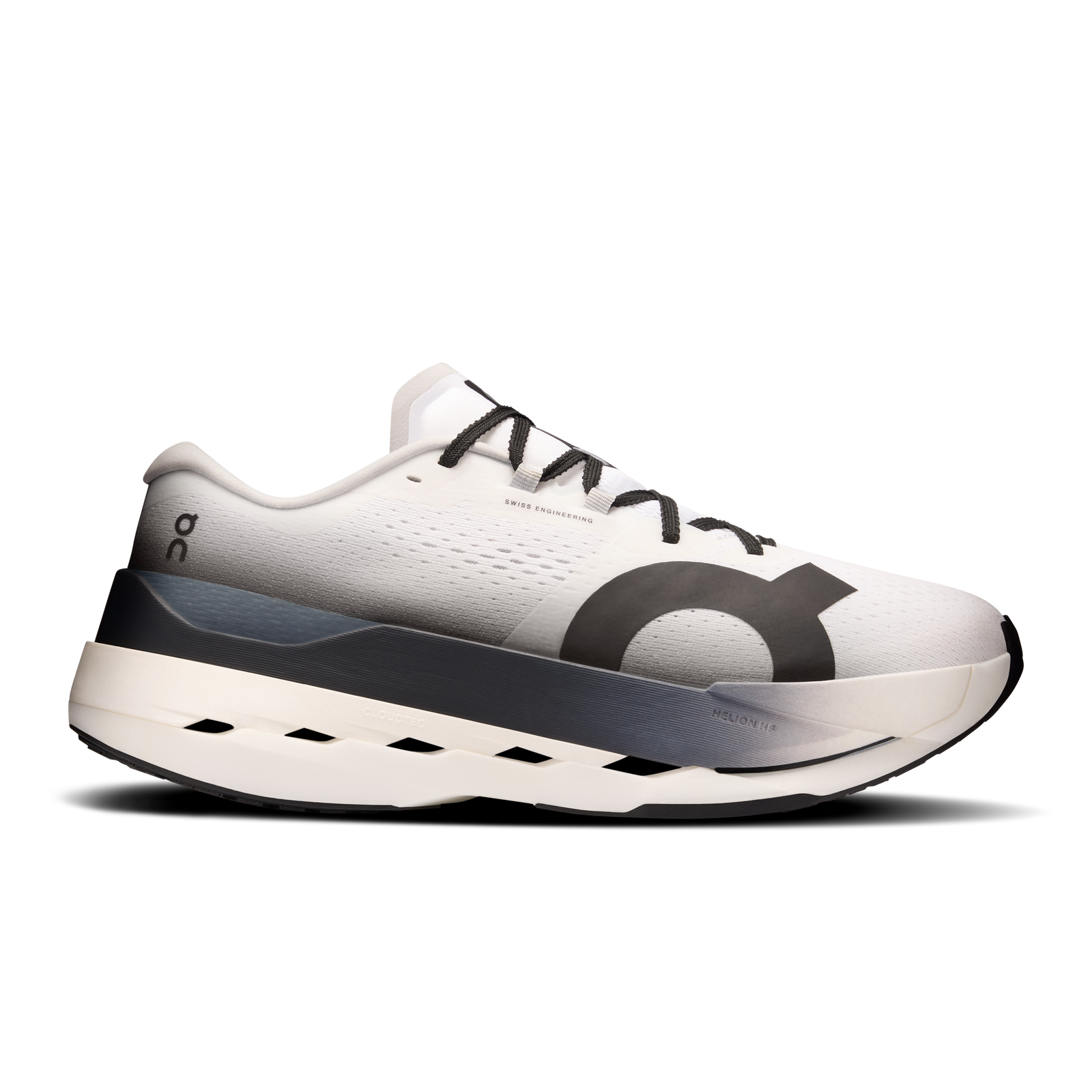 On Cloudboom Max Masculino White Black