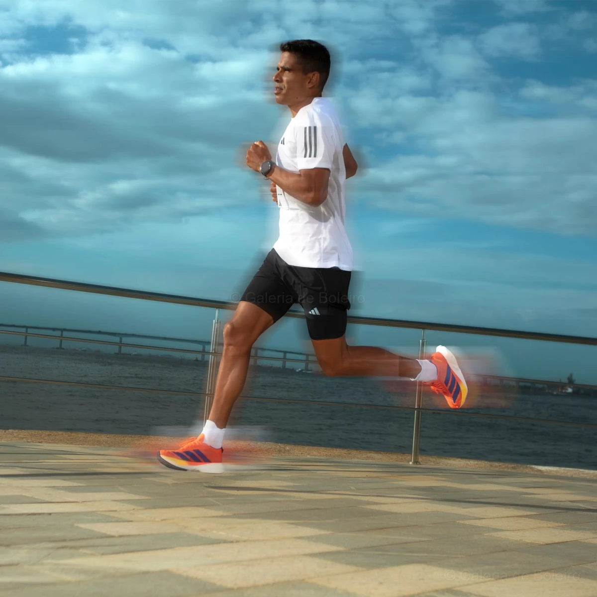 Tênis Adidas Adizero Drive RC Laranja E Azul