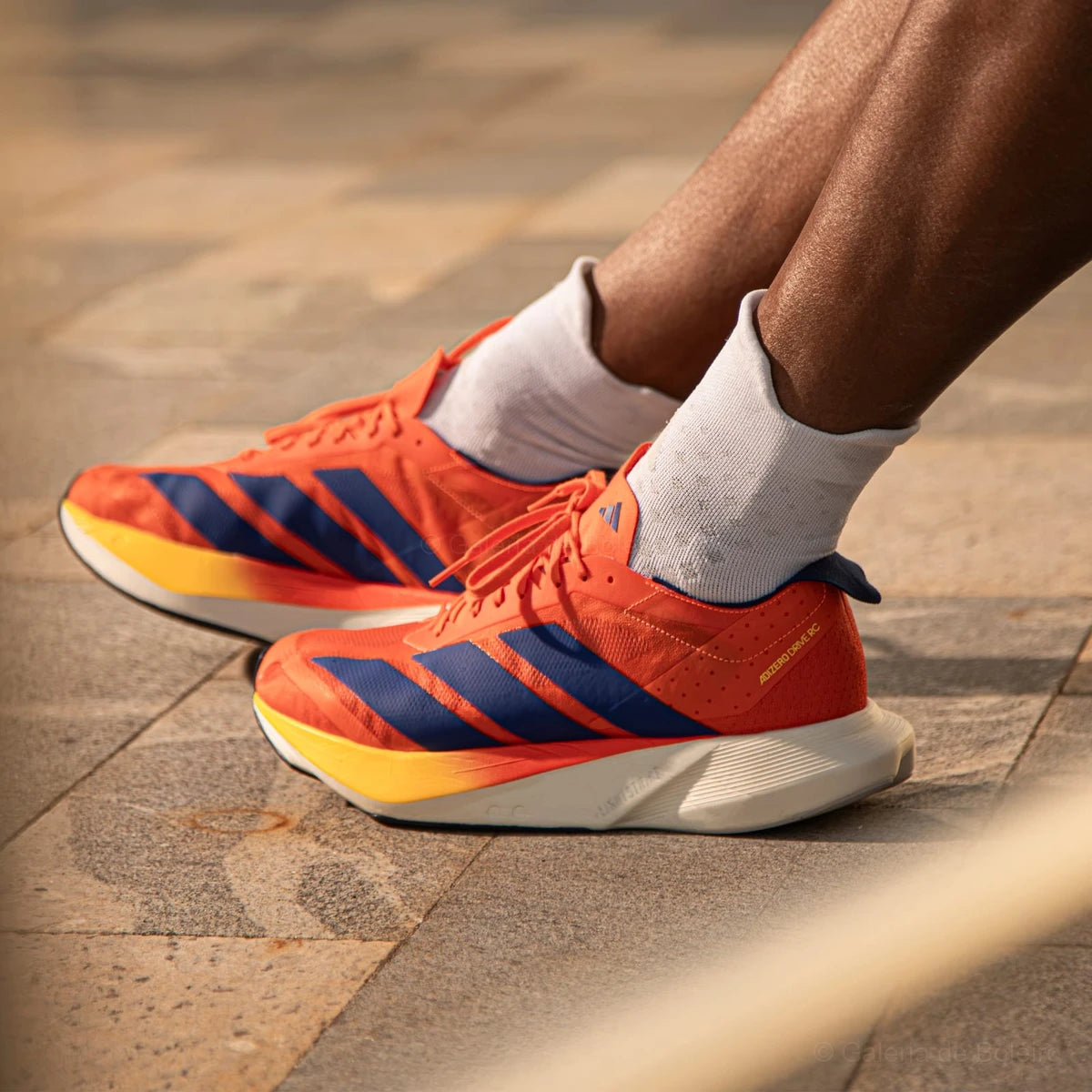 Tênis Adidas Adizero Drive RC Laranja E Azul