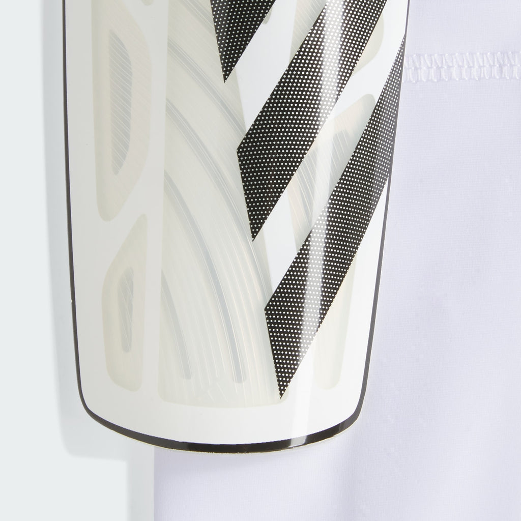 Caneleiras Adidas Tiro League Branco E Preto
