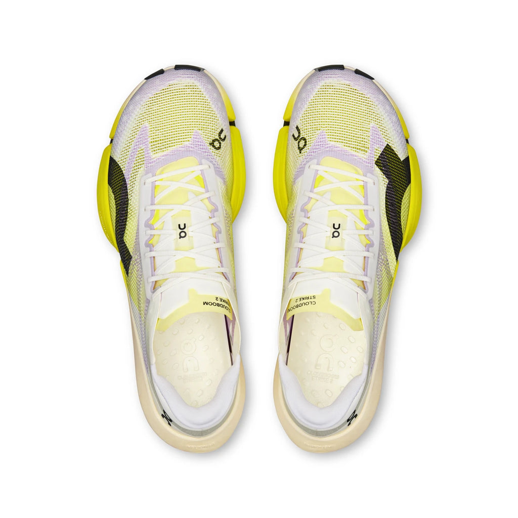 On Cloudboom Strike 2 White Lime