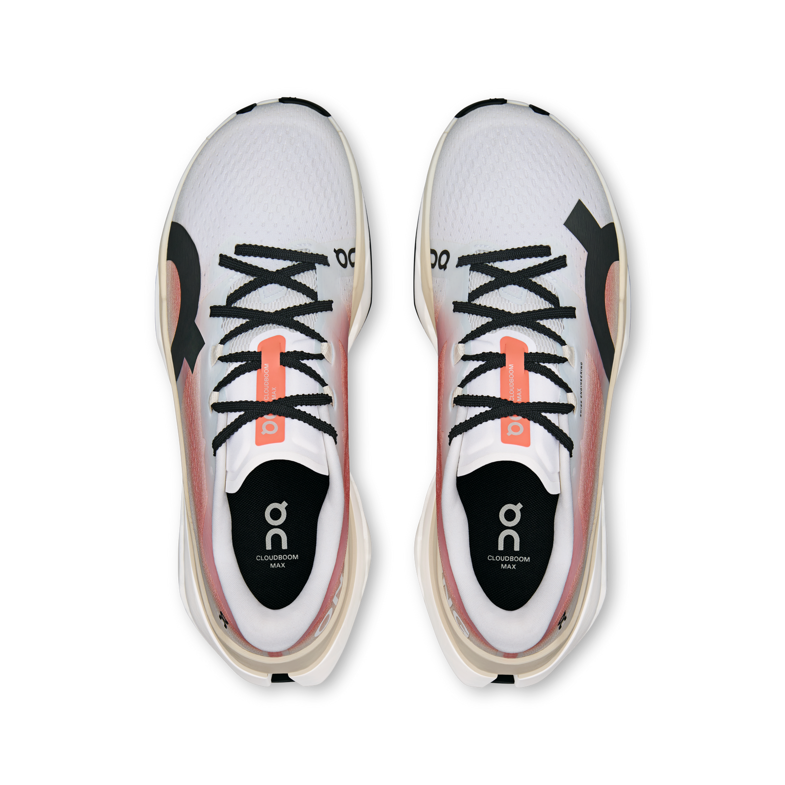 On Cloudboom Max Masculino White Pearl