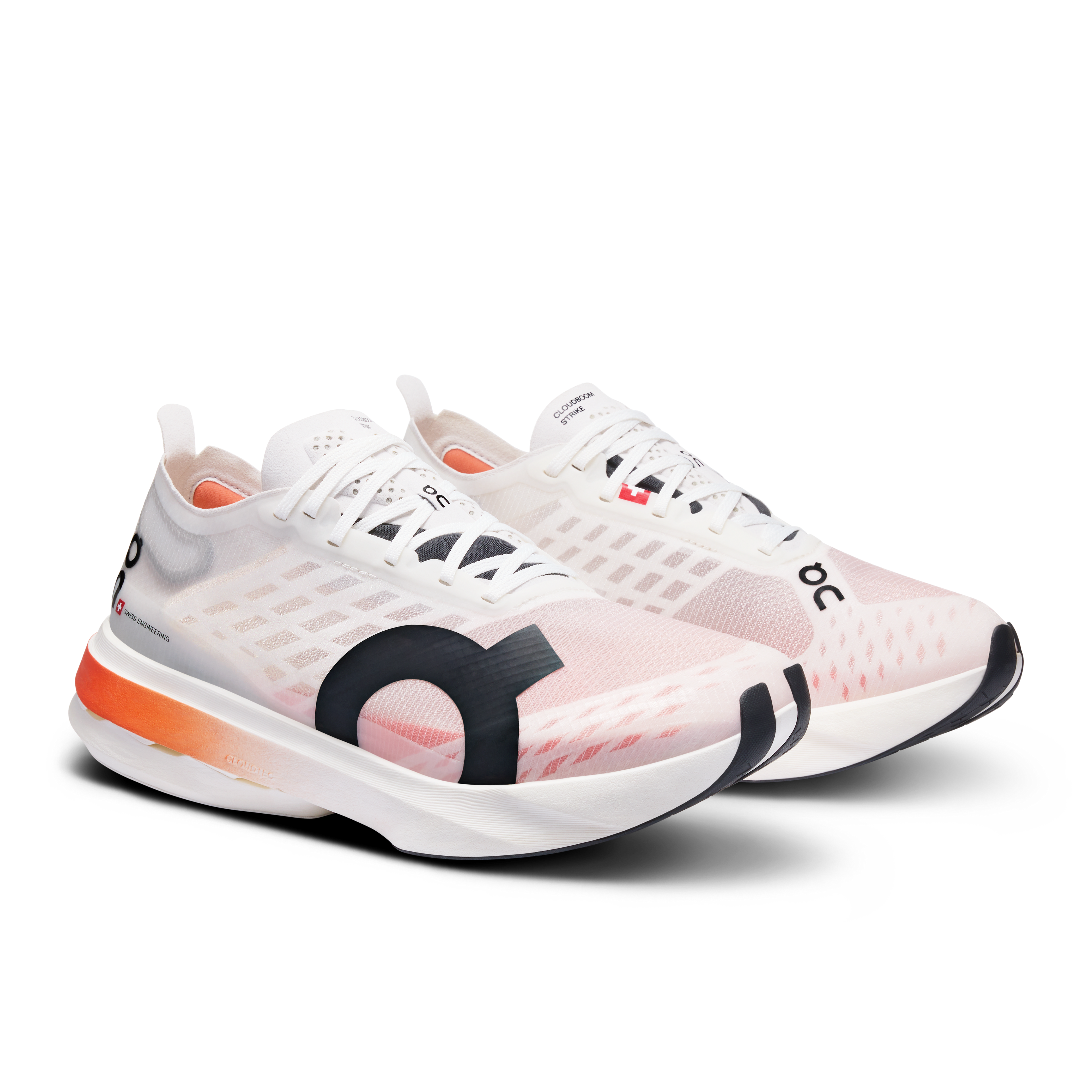 On Cloudboom Strike Feminino White Black