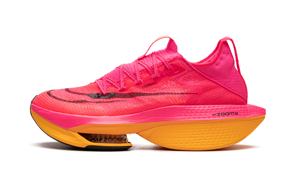 Tênis Nike Air Zoom Alphafly 2 Rosa Choque Laranja Laser