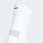 Meia Adidas DE Cano Médio para Corrida Adizero Branco E Preto