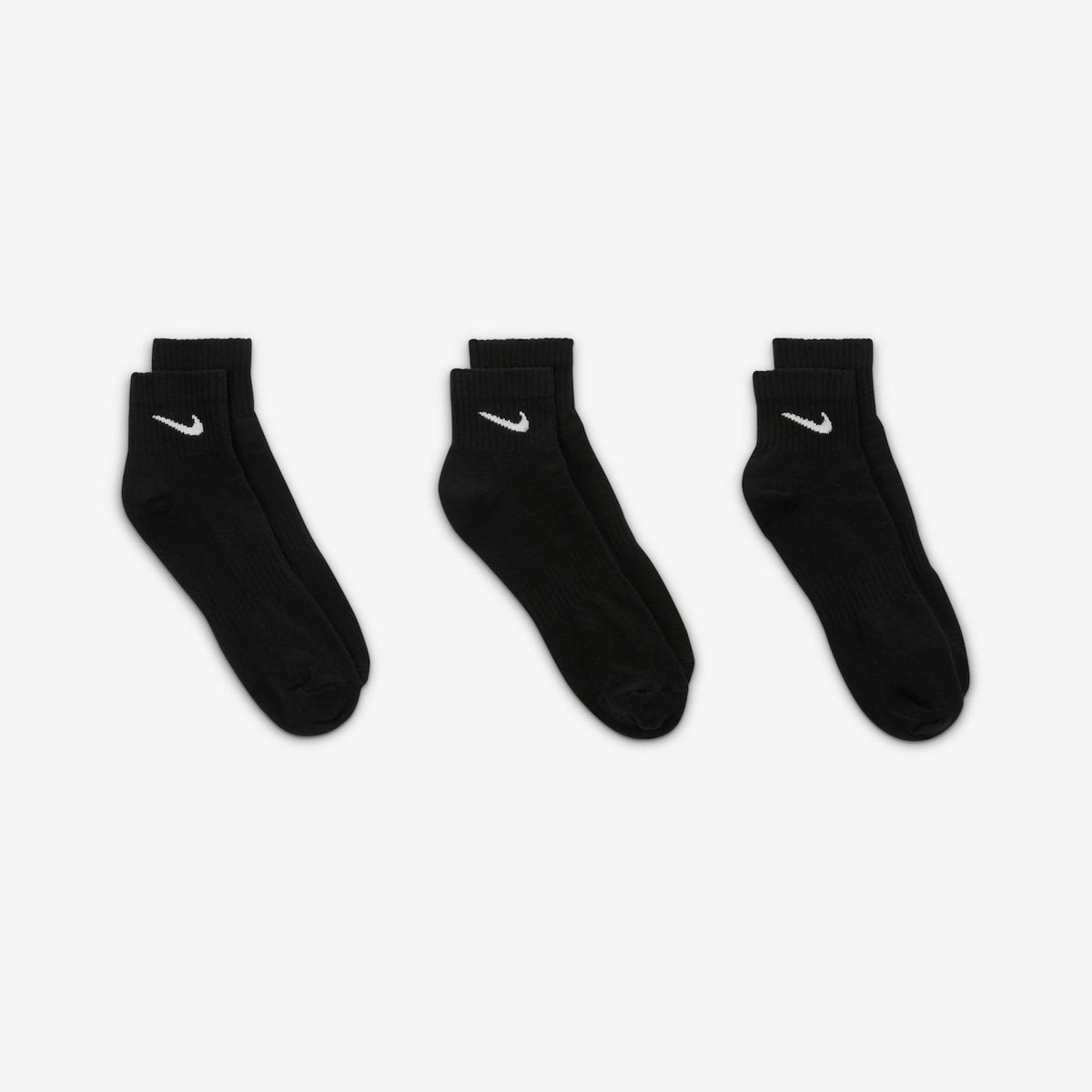 Meia Nike Everyday Lightweight (3 Pares) Preto