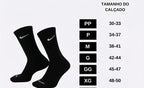Meia Nike Everyday Lightweight (3 Pares) Preto