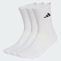 Meias Adidas Esportivas Acolchoadas 3 Pares Branco E Preto