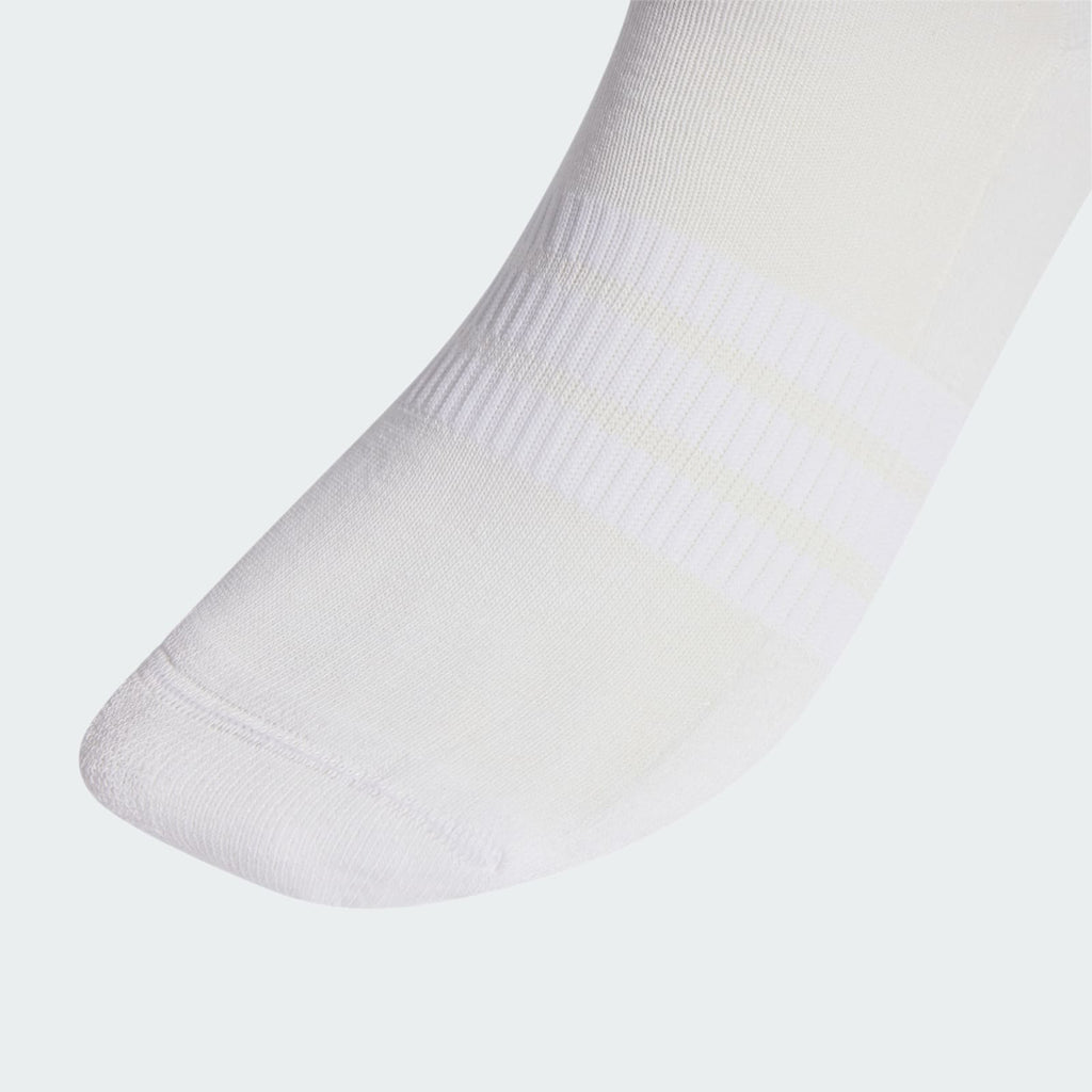 Meias Adidas Esportivas Acolchoadas 3 Pares Branco E Preto