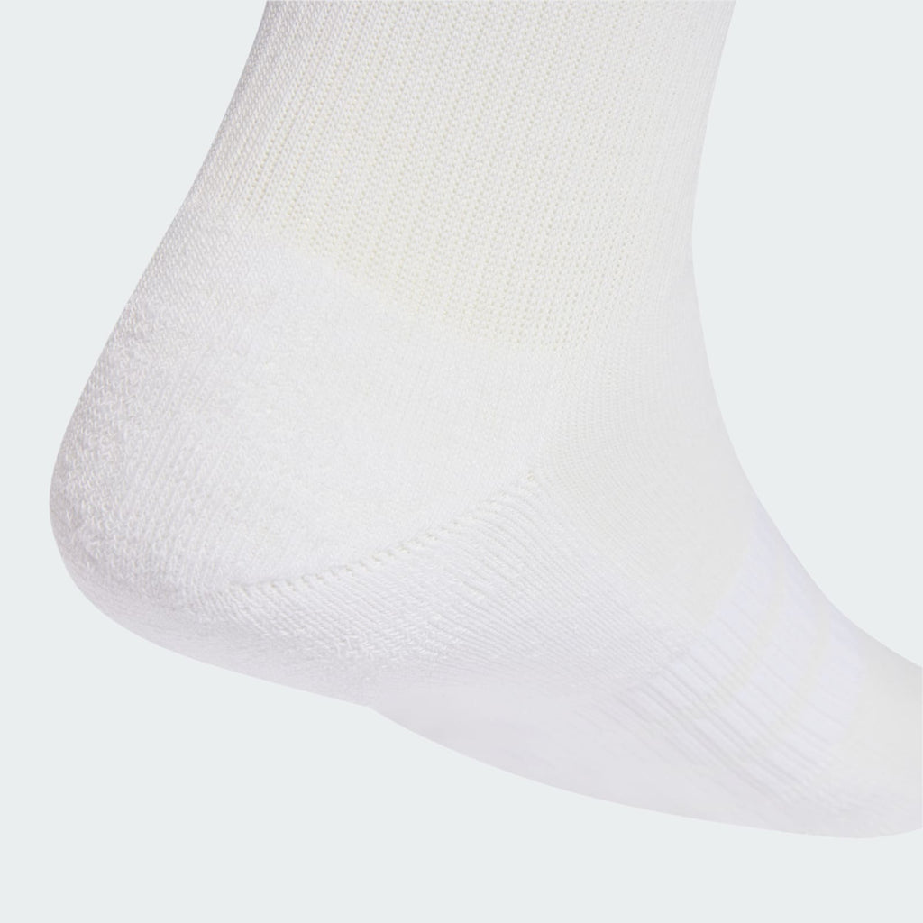 Meias Adidas Esportivas Acolchoadas 3 Pares Branco E Preto