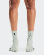 ON Performance Run Sock Mid Cinza Lemonade