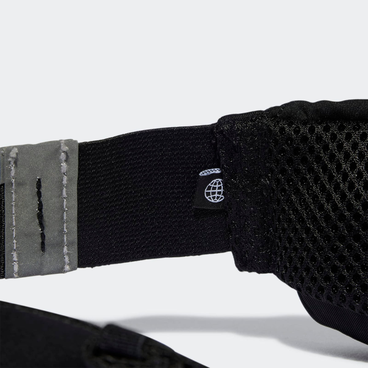 Adidas Pochete Running Belt Preto E Reflective Prata