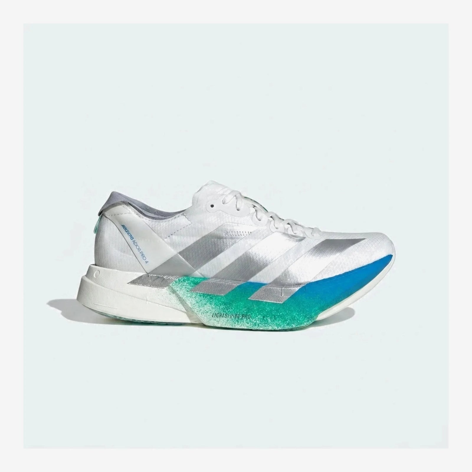 Adidas Tênis Adizero Adios Pro 4 - Branco Cristal/ Verde