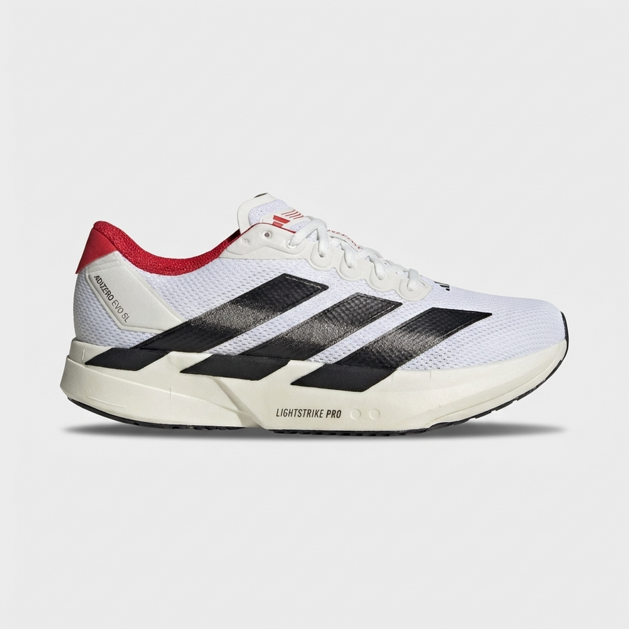 Tênis Adidas Adizero Evo SL - Branco e Vermelho